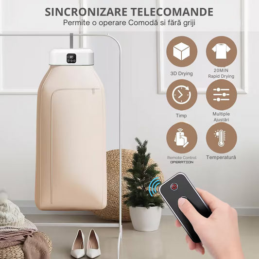 AIRDRESSER Uscator Pentru Rufe Portabil