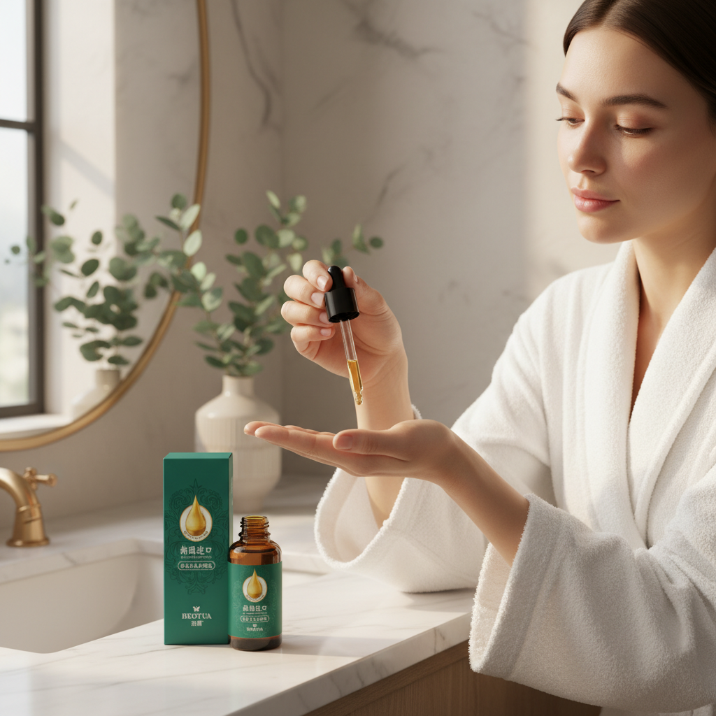 Ulei esential Korean pentru par cu radacina de Ghimbir BEOTUA – crestere accelerata, hidratare si stralucire