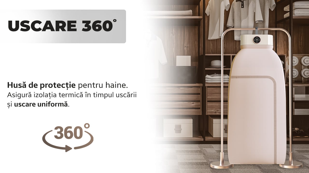 AIRDRESSER Uscator Pentru Rufe Portabil