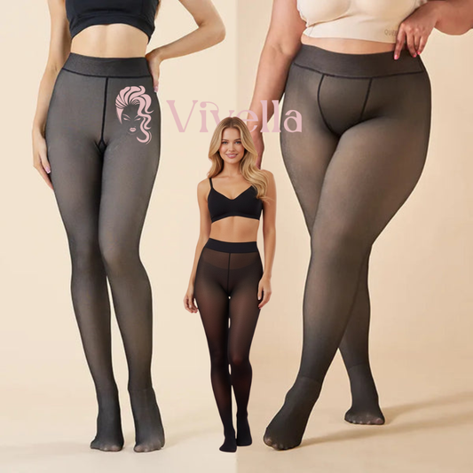 Colanti Termici Imblaniti Cu Fleece  - Efect De Dres Si Modelare