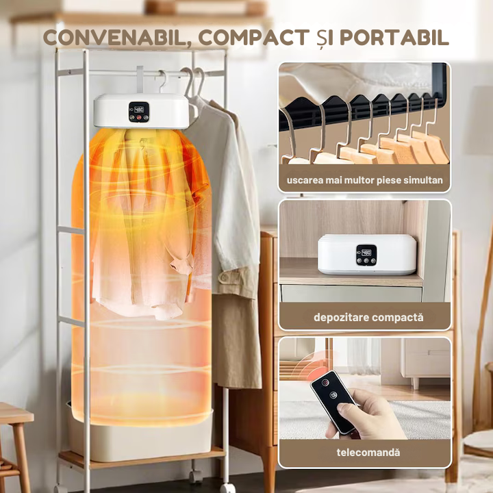 AIRDRESSER Uscator Pentru Rufe Portabil